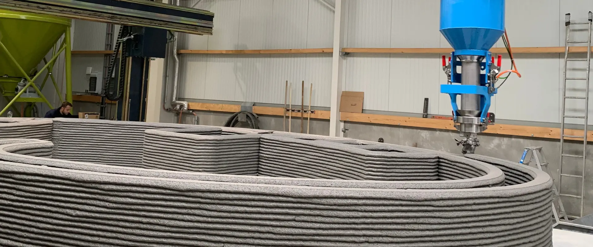 3D-Druck mit zementfreiem Beton