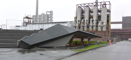 Ein weiterer echter Hingucker ist das neue Parkhaus auf dem Areal des Weltkulturerbes Zeche Zollverein, bei dem auch Produkte der MC eingesetzt wurden.