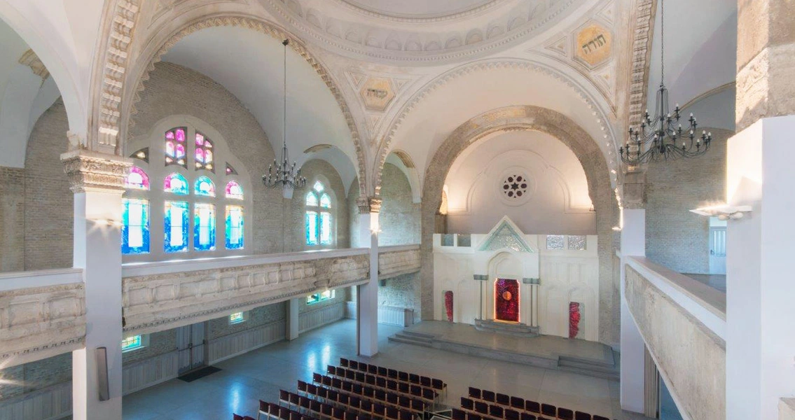 Die Synagoge in Lucenec nach der Instandsetzung