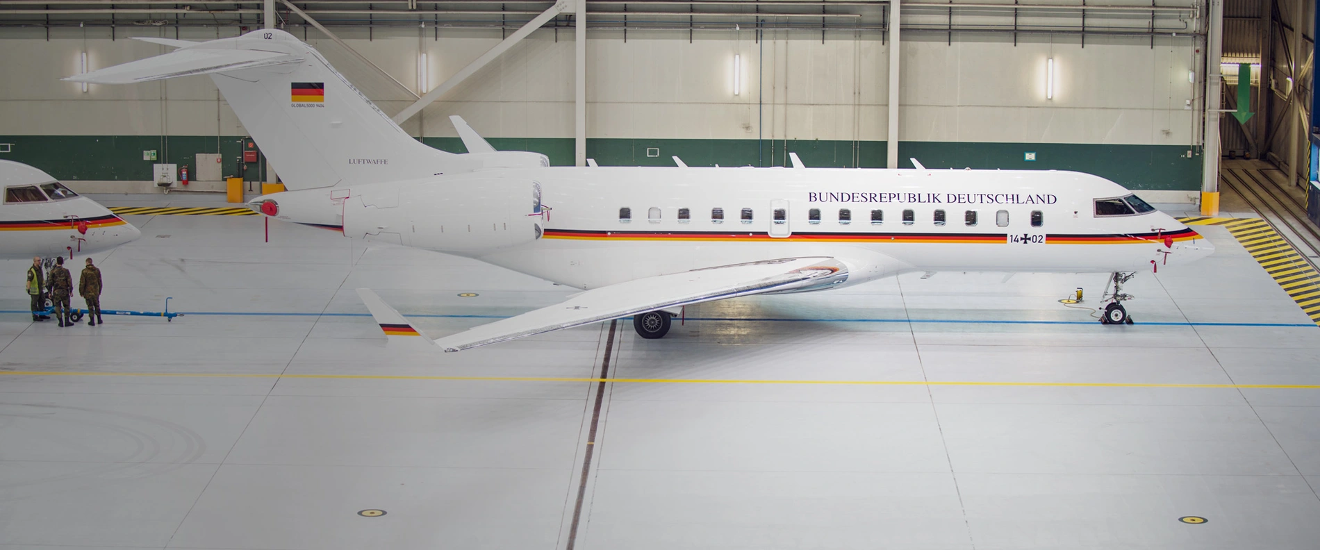 Industrieboden für die Flugbereitschaft des Bundesverteidigungsministeriums.