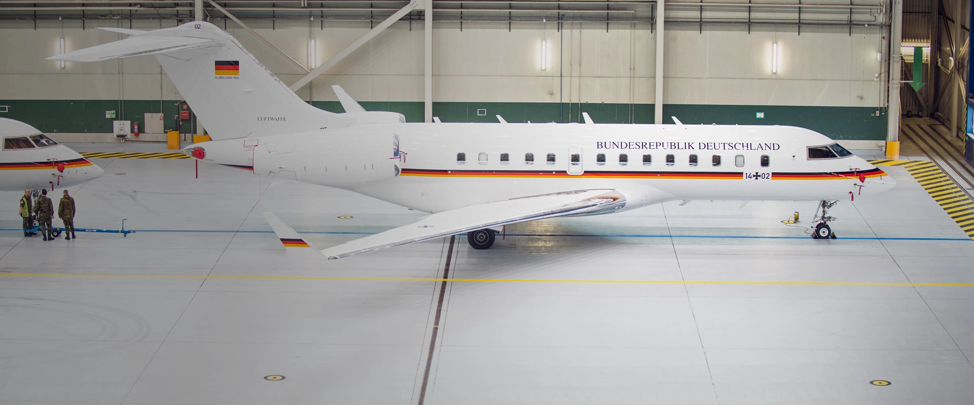 Industrieboden für die Flugbereitschaft des Bundesverteidigungsministeriums.