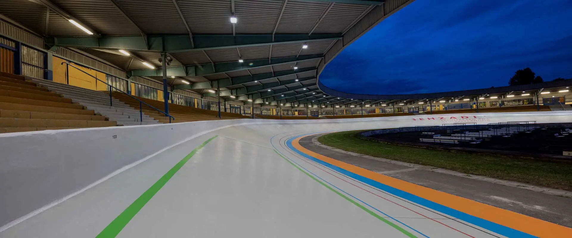Sanierung des Radrennbahn Leipzig