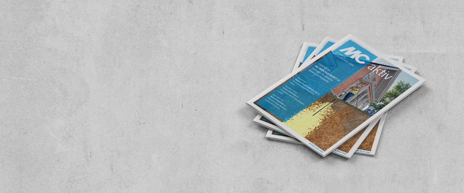 Die erste Ausgabe von MC aktiv 2024 präsentiert Injektionssysteme für Baugrundstabilisierung und -anhebung sowie weitere innovative Projekte von MC-Bauchemie.