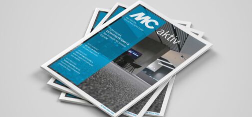 In der neuen Ausgabe unseres Kundenmagazins MC aktiv stehen unsere Estrichsysteme im Fokus.
