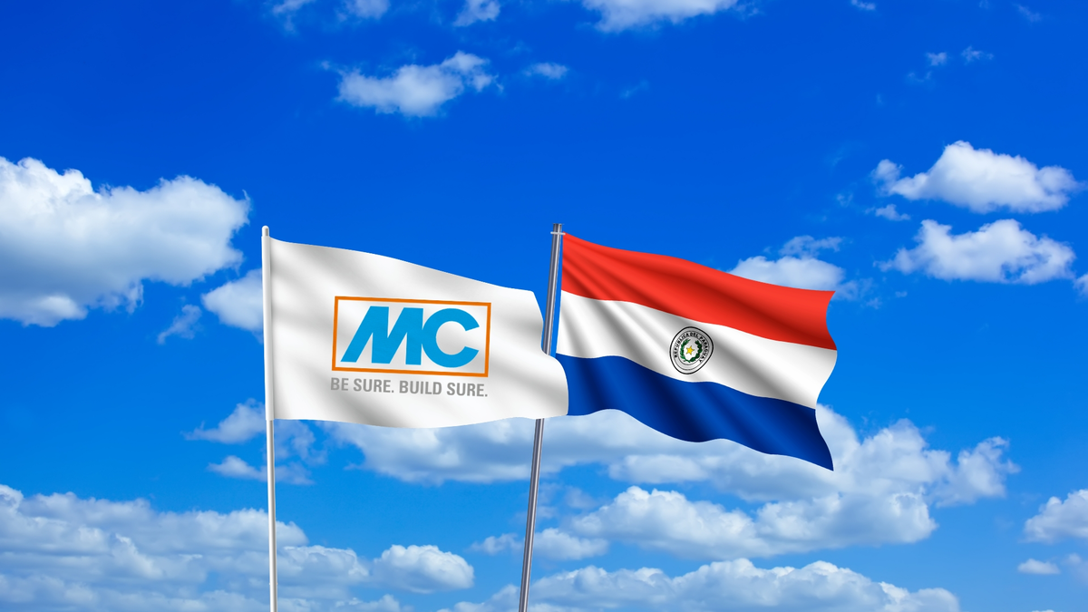 flag of MC and Paraguay