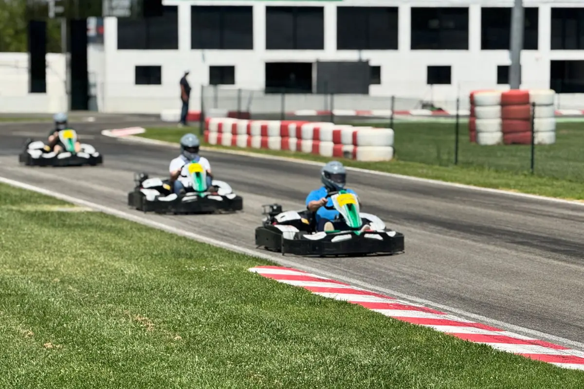 Picture of the go-kart races